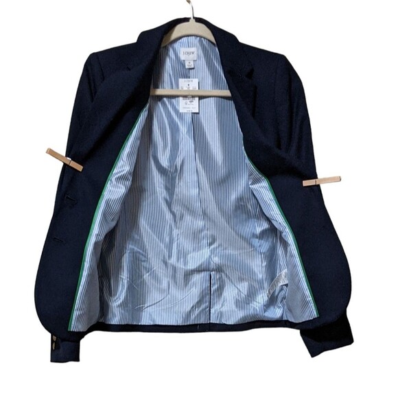 NEW J.Crew Factory Original schoolboy blazer Navy AZ565 women's size 4 - Picture 8 of 9
